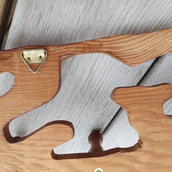 Rustic Wood MUGS Peg Board Hanger for 6 mugs - Picture 5 of 6